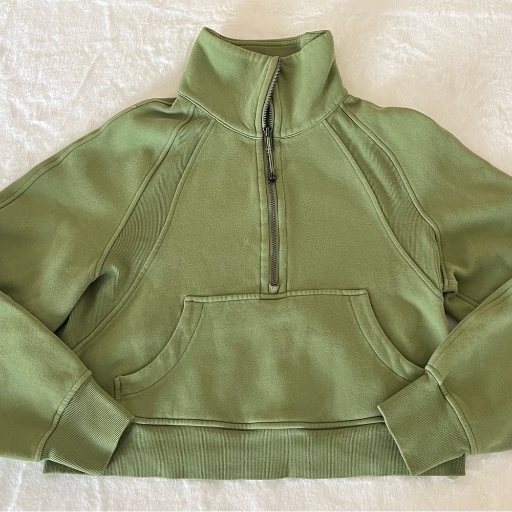 Lululemon oversized funnel neck half-zip scuba